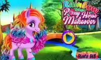 Rainbow Pony Horse Makeover: Pet Grooming Salon Screen Shot 5