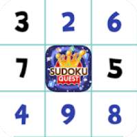 Premium Sudoku Crossword Puzzle Logic with numbers