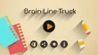 Brain Line Truck - Physics Puzzles Screen Shot 4