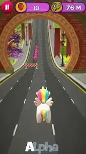 Unicorn Dash City Run Adventure Screen Shot 5