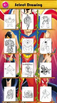 super heroes coloring Spider of Man fans Screen Shot 4