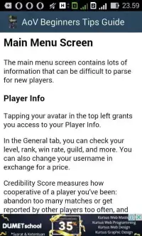 AoV Tutorial Tips Screen Shot 0