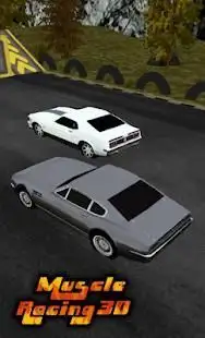 Muscle Cars Racing 3D Screen Shot 2