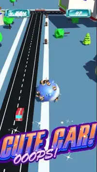 Angry Ball Bounce Runner Screen Shot 1