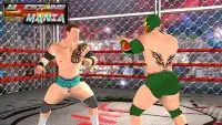 Wrestling Cage Mania - Free Wrestling Games : 2K18 Screen Shot 0