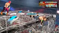 Wrestling Cage Mania - Free Wrestling Games : 2K18 Screen Shot 2