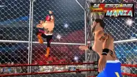 Wrestling Cage Mania - Free Wrestling Games : 2K18 Screen Shot 3