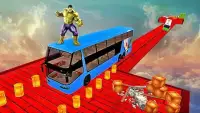 Superhero Crazy Bus Driving : Tourist City Coach Screen Shot 4