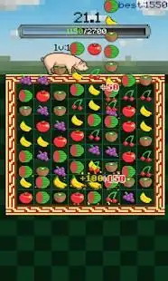 Pigs Like Fruits:Match3 Puzzle Screen Shot 4