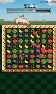 Pigs Like Fruits:Match3 Puzzle Screen Shot 0