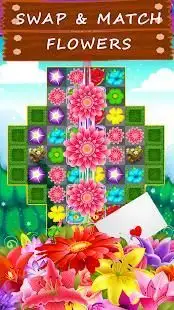 Blossom Crush : Best Flower Mania Game Screen Shot 0