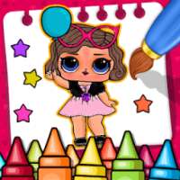 Lol Suprise Coloring Pages :Doll Coloring Games