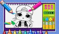 Lol Suprise Coloring Pages :Doll Coloring Games Screen Shot 1
