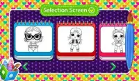 Lol Suprise Coloring Pages :Doll Coloring Games Screen Shot 2