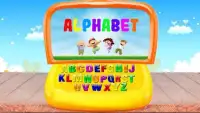 Kids Computer Alphabet - Abcd for kids laptop Screen Shot 1