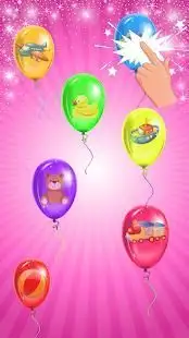 Balloon Pop Kids Game Screen Shot 1