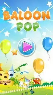 Balloon Pop Kids Game Screen Shot 5