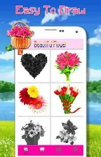 Beautiful Flower Coloring By Number - Pixel Art Screen Shot 2