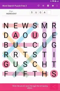 Word Search Puzzle Free 3 Screen Shot 0