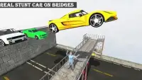 Impossible Stunt Car Drive on Challenging Highway Screen Shot 1