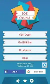 Yeni Söz Oyunu - Azərbaycan dilində Screen Shot 3