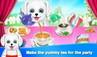 Puppy Surprise Tea Party - Pet Party Game Screen Shot 1
