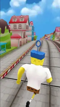Subway Spongebob Run Advenger Screen Shot 0