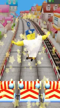 Subway Spongebob Run Advenger Screen Shot 4