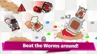 Smashers.io Foes in Worms Land Screen Shot 1