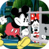 Mickey helps Mini adventure Mouse