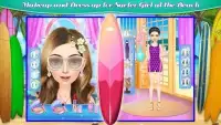 Surfer Girl Makeover Salon-Girls Games Screen Shot 2