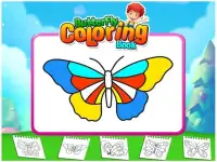 Butterfly Coloring Book - Coloring Book For Kids Screen Shot 1