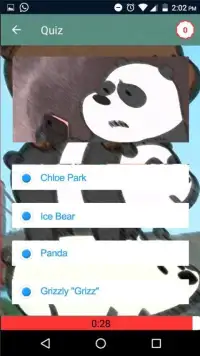 Guess We Bare Bears Trivia Quiz Screen Shot 1