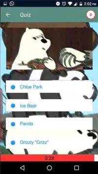 Guess We Bare Bears Trivia Quiz Screen Shot 0