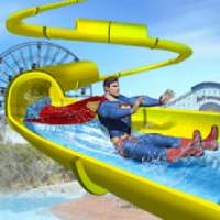 Superhero New Water Slide Game