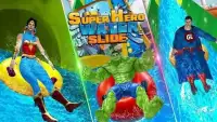 Superhero New Water Slide Game Screen Shot 1