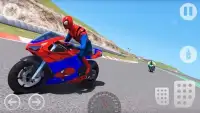 Super Hero Moto Bike Highway Racer 3d Racing Games Screen Shot 5