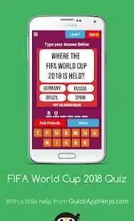FIFA Football World Cup 2018 Quiz Russia Screen Shot 5
