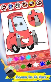 My Lightning Cars Coloring Pages for Kids Screen Shot 1