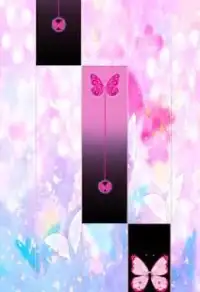 Pink Butterfly Piano Tiles 2019 Screen Shot 0