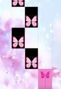 Pink Butterfly Piano Tiles 2019 Screen Shot 2