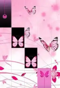 Pink Butterfly Piano Tiles 2019 Screen Shot 1