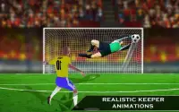 Real Soccer Penalty Kick Goal Football League 2018 Screen Shot 1