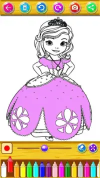 How to color cute Dolls and Princesses Screen Shot 3