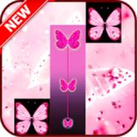 Butterfly Piano Tiles Pink : Love Valentine