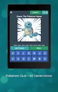 Pokemon Quiz - All Generations Screen Shot 3