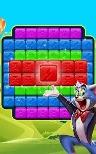 Tom Kitty Block Cube Crush Screen Shot 2