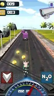 Road Crash : Bike Race Screen Shot 1