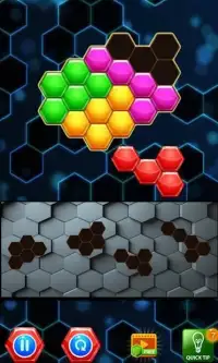 Hex Block Puzzle - Brain Teasers Screen Shot 1