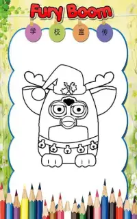 How to color The Furby Bubble Boom Screen Shot 0